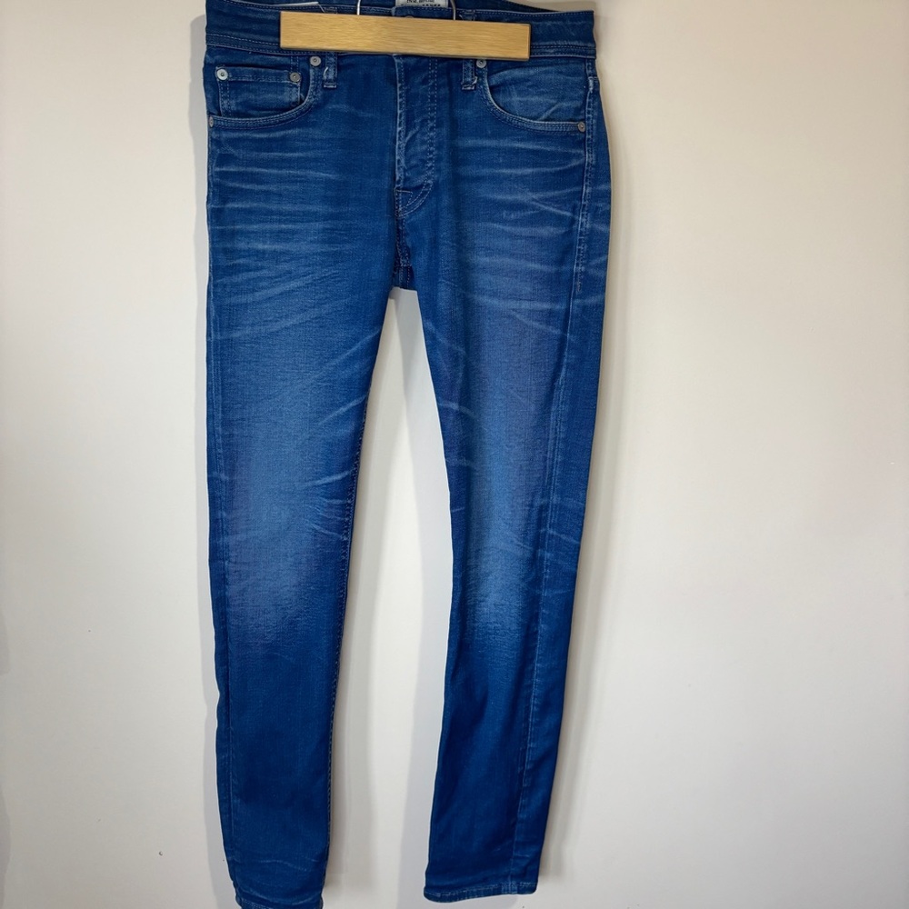 Jack & Jones Women’s Denim Blue Skinny Jeans with Faded Detail